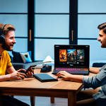 Valorant Cross-Platform Discussion**

Prompt: "A group of diverse friends, fully clothed, discussing Valorant and cross-platform gaming possibilities, some using laptops, others with gaming consoles nearby, modern living room setting, warm lighting, safe for work, appropriate content, professional, perfect anatomy, natural proportions, family-friendly, optimistic atmosphere."

**