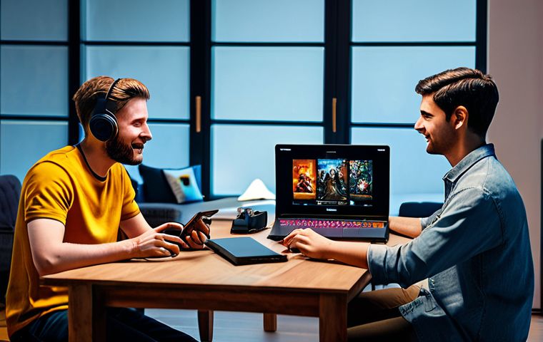 Valorant Cross-Platform Discussion**

Prompt: "A group of diverse friends, fully clothed, discussing Valorant and cross-platform gaming possibilities, some using laptops, others with gaming consoles nearby, modern living room setting, warm lighting, safe for work, appropriate content, professional, perfect anatomy, natural proportions, family-friendly, optimistic atmosphere."

**