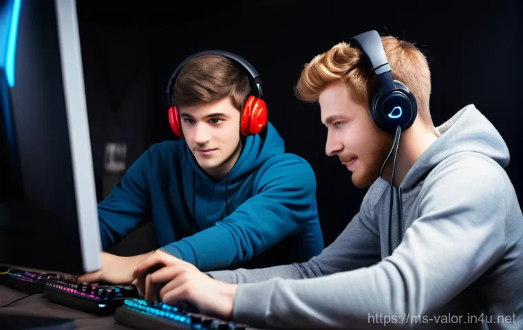 발로란트 최적 커뮤니케이션 툴 - **Prompt: Collaborative Gaming Session** "A diverse group of five young adult gamers (three male... 발로란트 최적 커뮤니케이션 툴 - **Prompt: Collaborative Gaming Session** "A diverse group of five young adult gamers (three male...