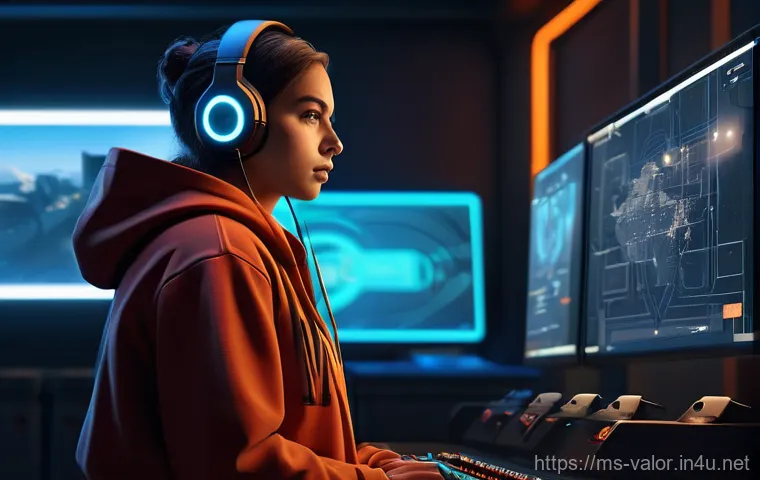 발로란트 프로와의 협력 콘텐츠 - **"A highly detailed, cinematic shot of a determined professional esports player, male, wearing a sl...