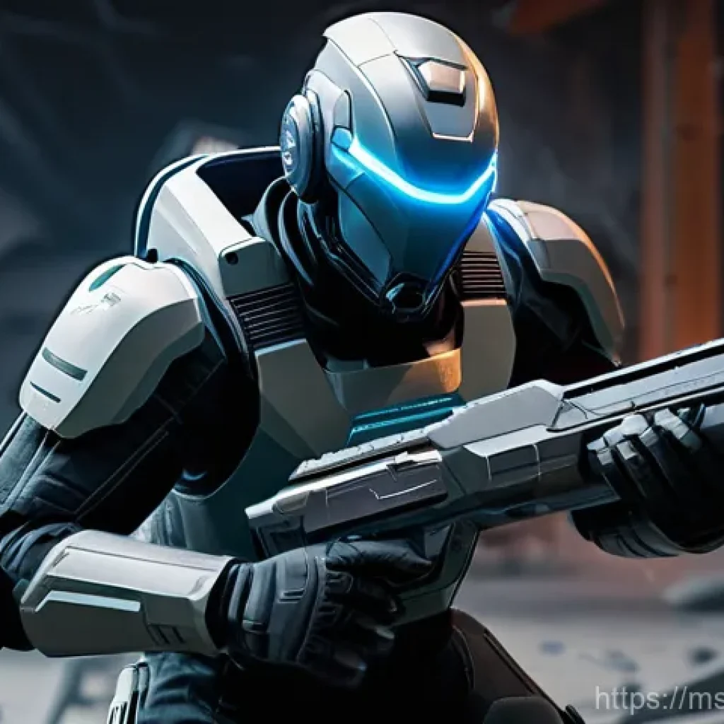 발로란트 신규 콘텐츠 기대 요소 - **Valorant Agent Veto in Action:** A focused, medium shot of Valorant's newest Sentinel agent, Veto,...