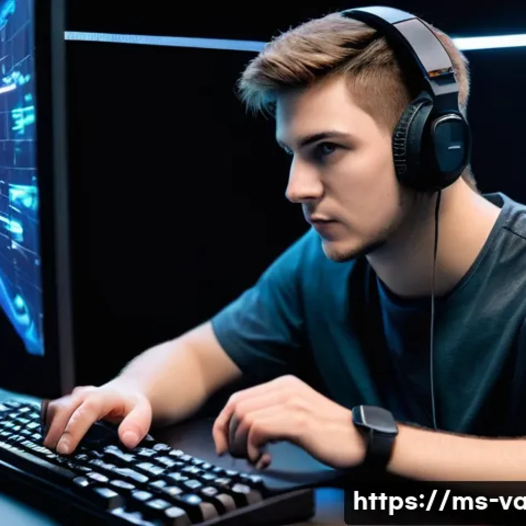 발로란트 공략 유튜버 추천 - **Tactical Game Sense in Action** A male gamer, approximately 20-25 years old, with short, neat ...
