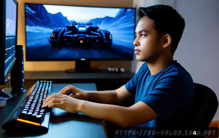 발로란트 경기 중 멘탈 유지법 - Photorealistic Malaysian young adult gamer at a clean home gaming desk, taking a calm breathing paus...